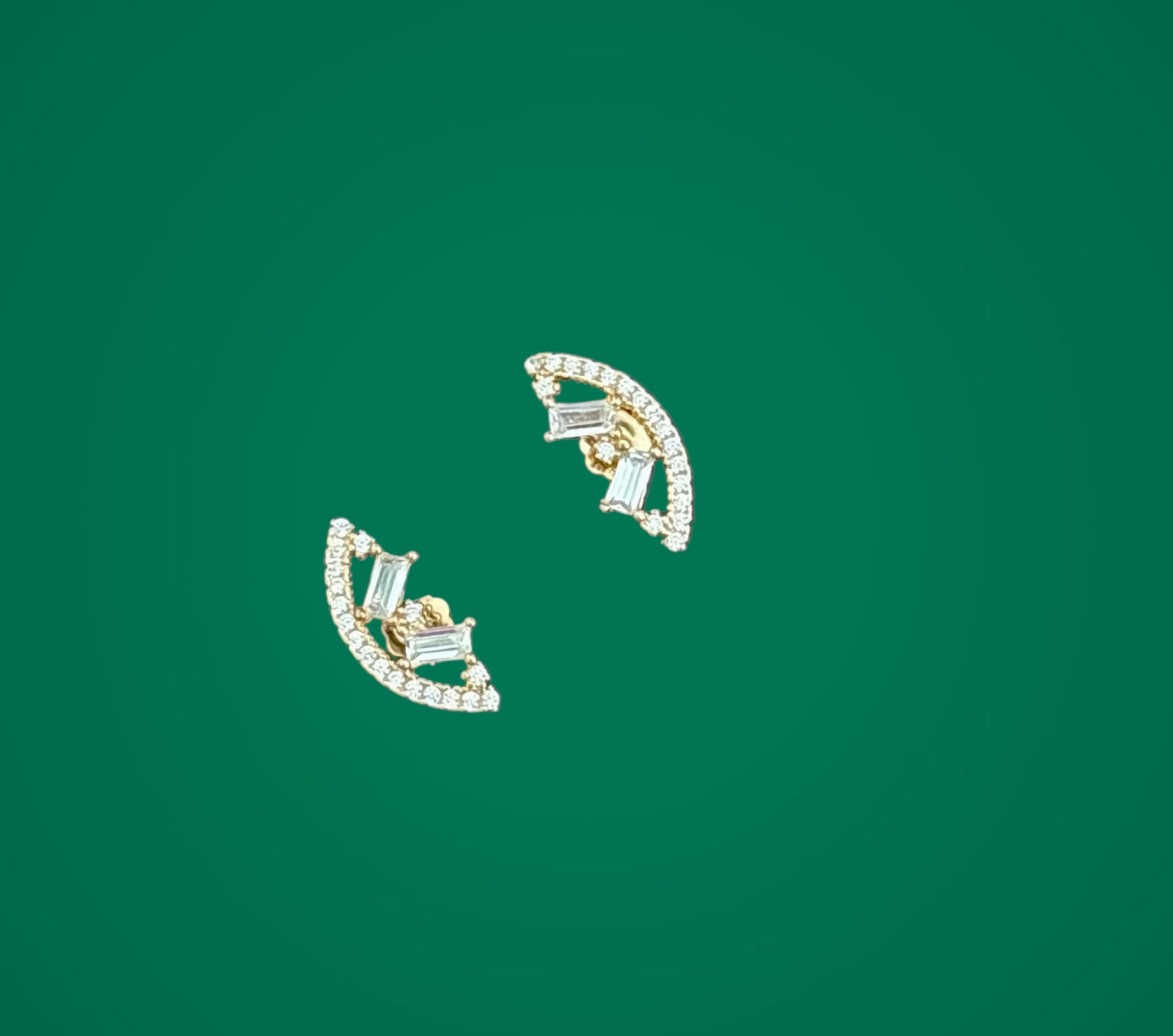 Half Celestial Silver earring