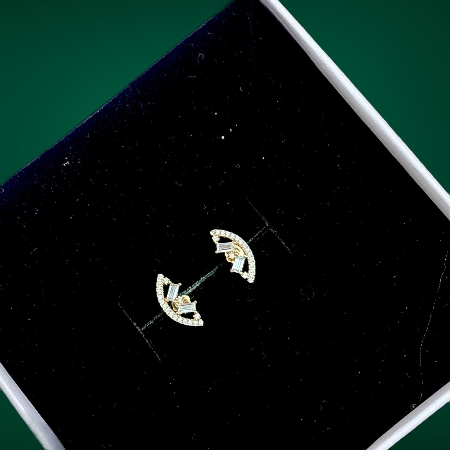 Half Celestial Silver earring