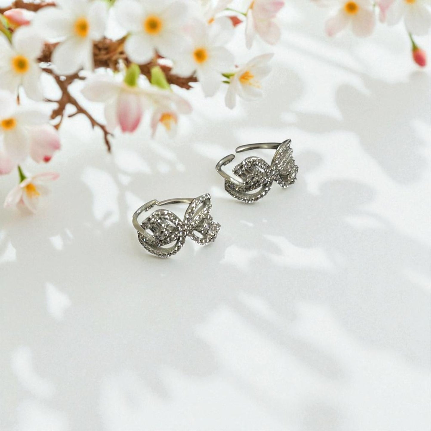 Baguette royal 925 toe ring