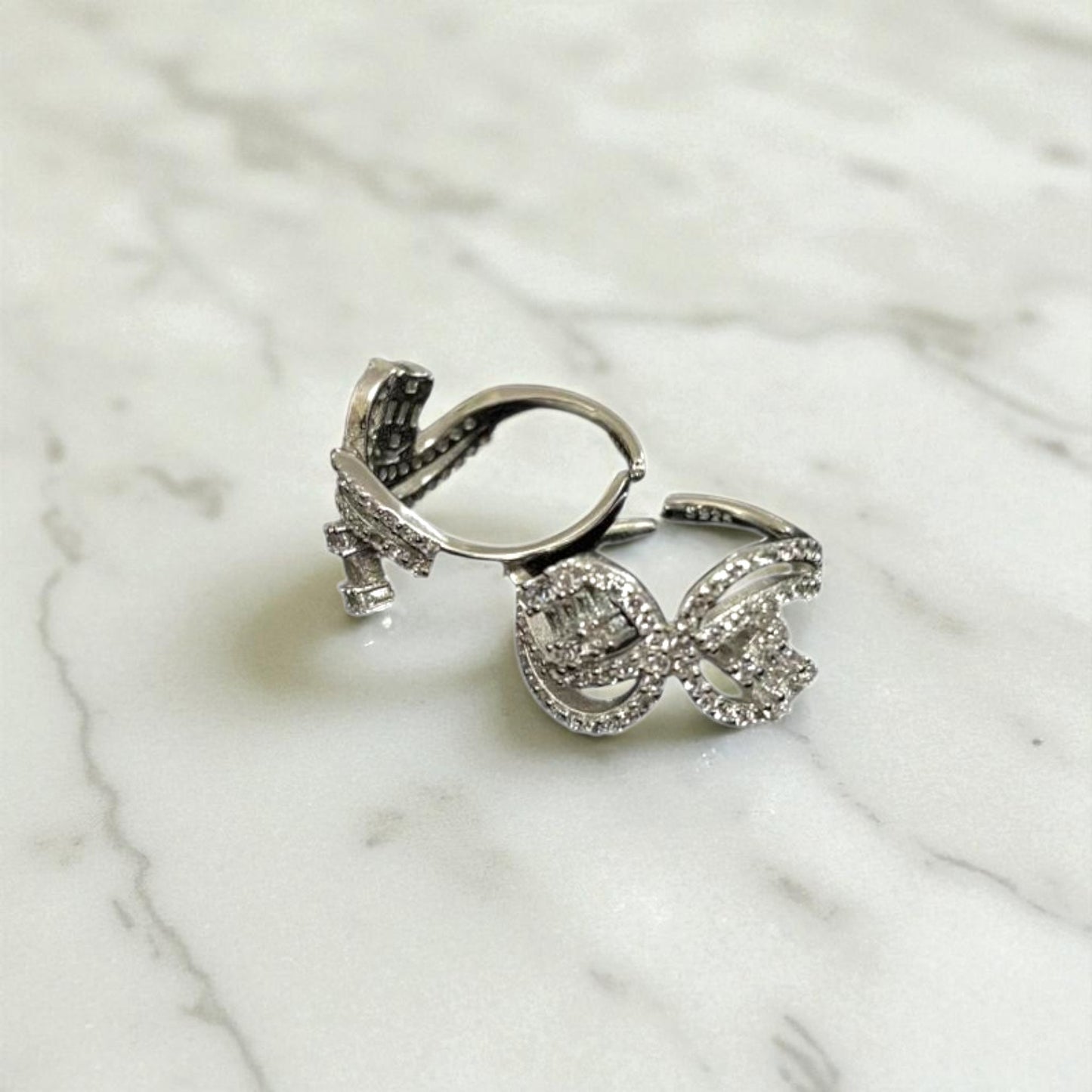 Baguette royal 925 toe ring