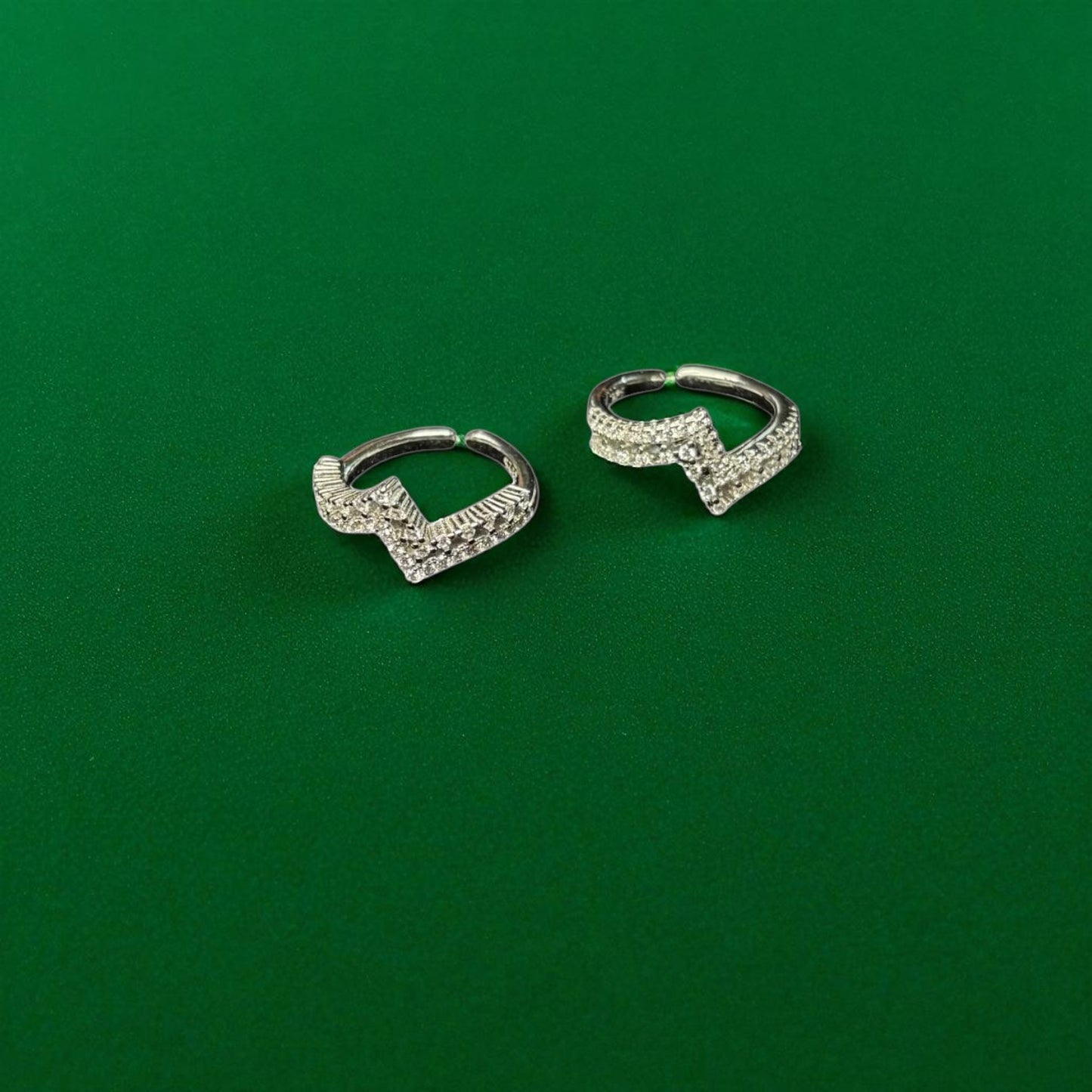 Wave Silver Toe ring