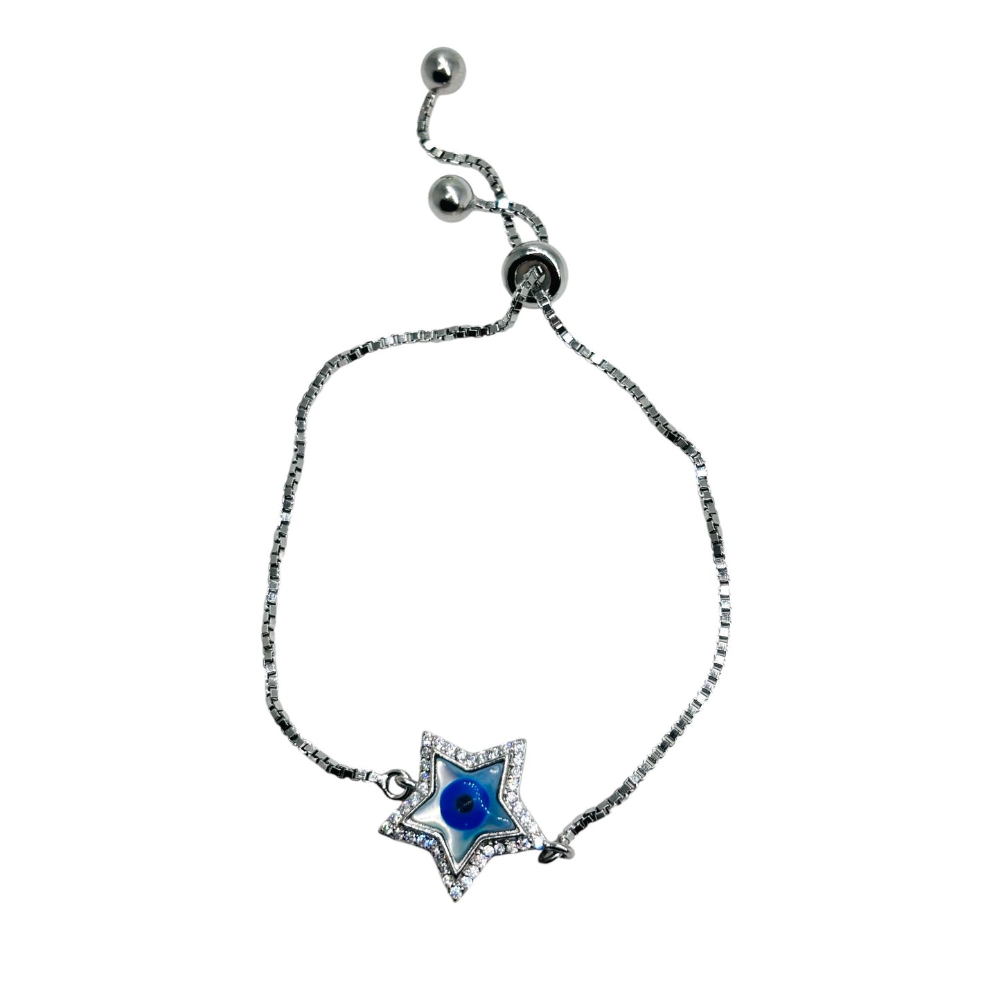 Star evil eye bracelet