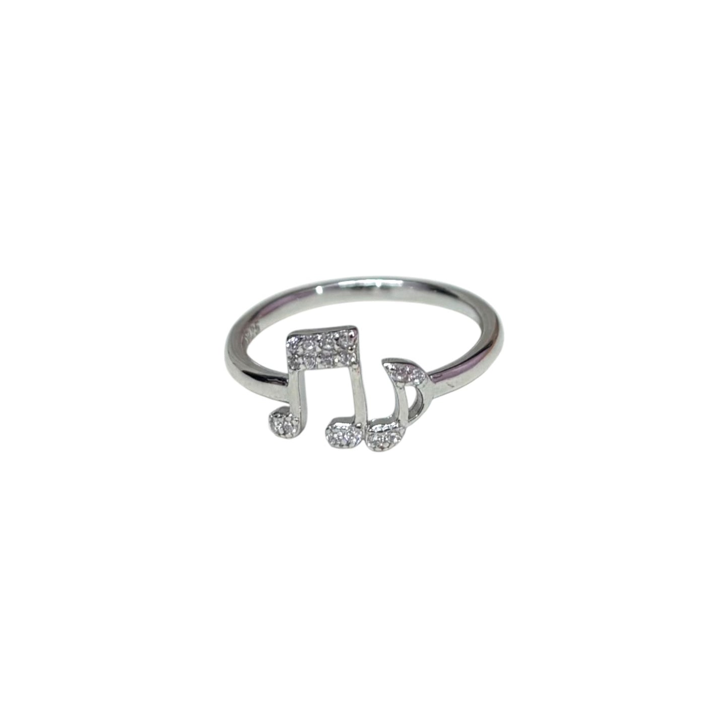 Musical Note Proposal Silver Ring