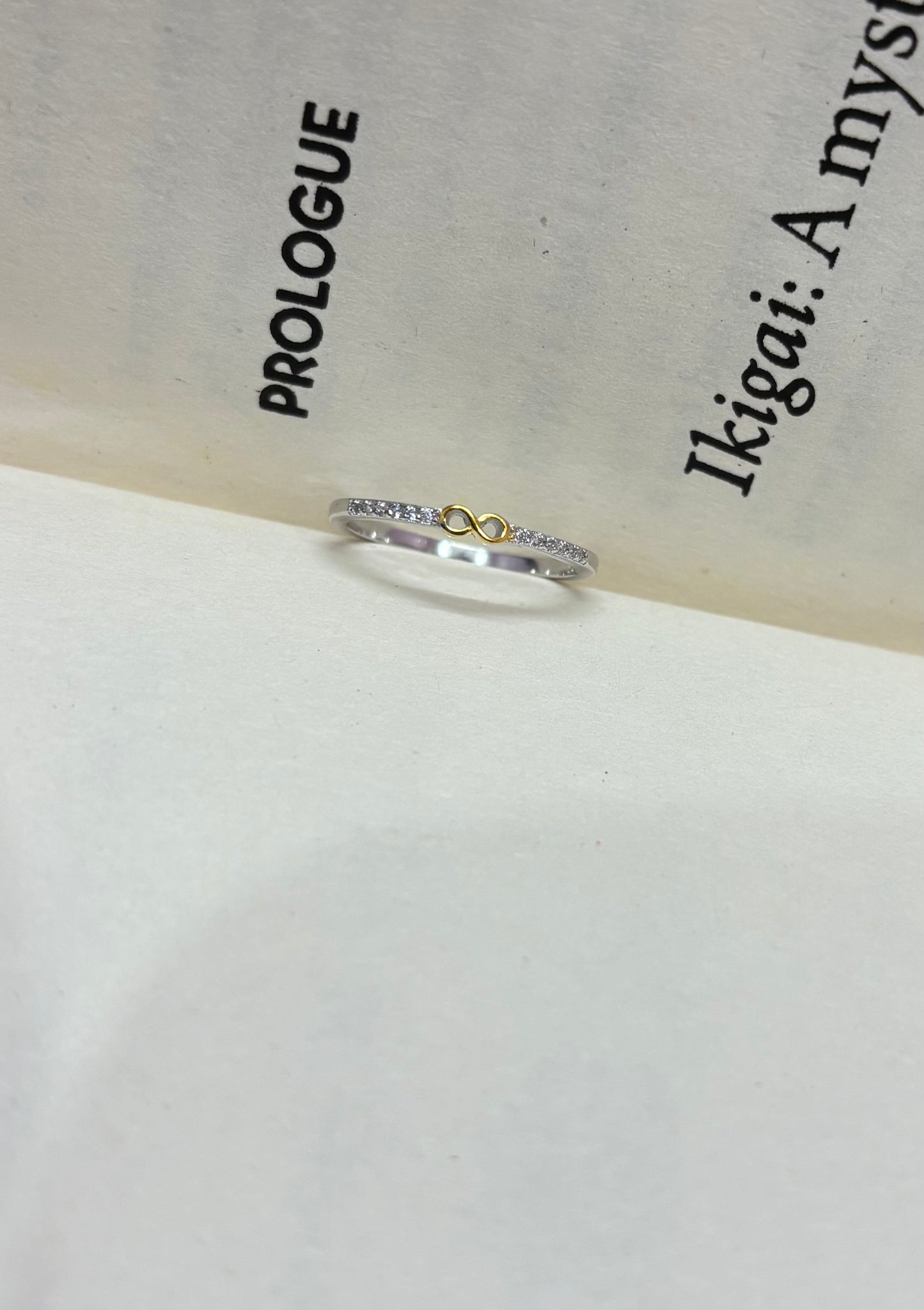 Minimal Infinity Silver Ring