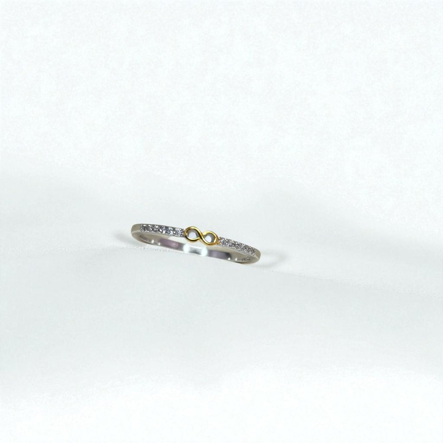 Minimal Infinity Silver Ring