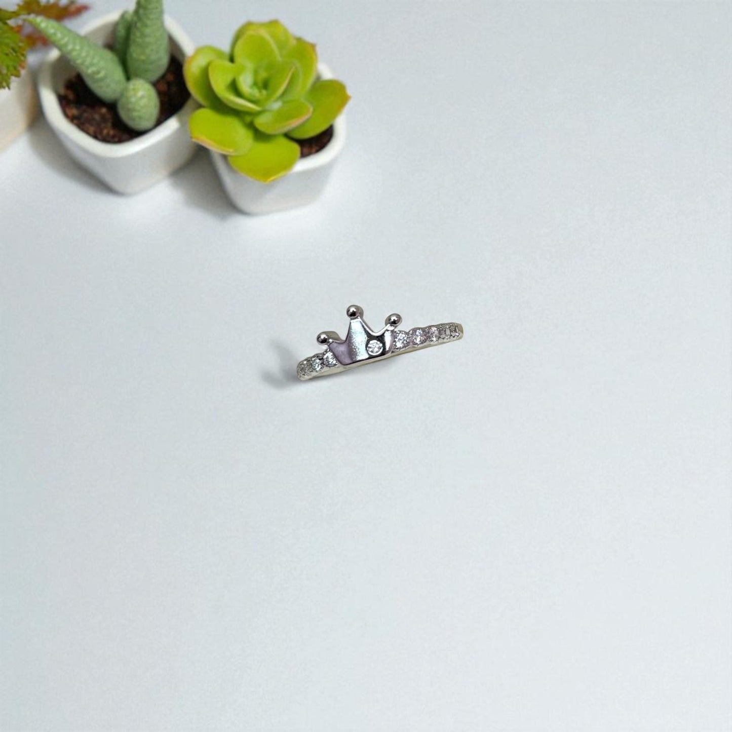 Princess crown proposal Silver Ring