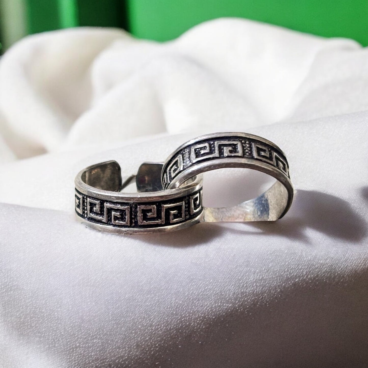 Oxidised Comfy Toe ring