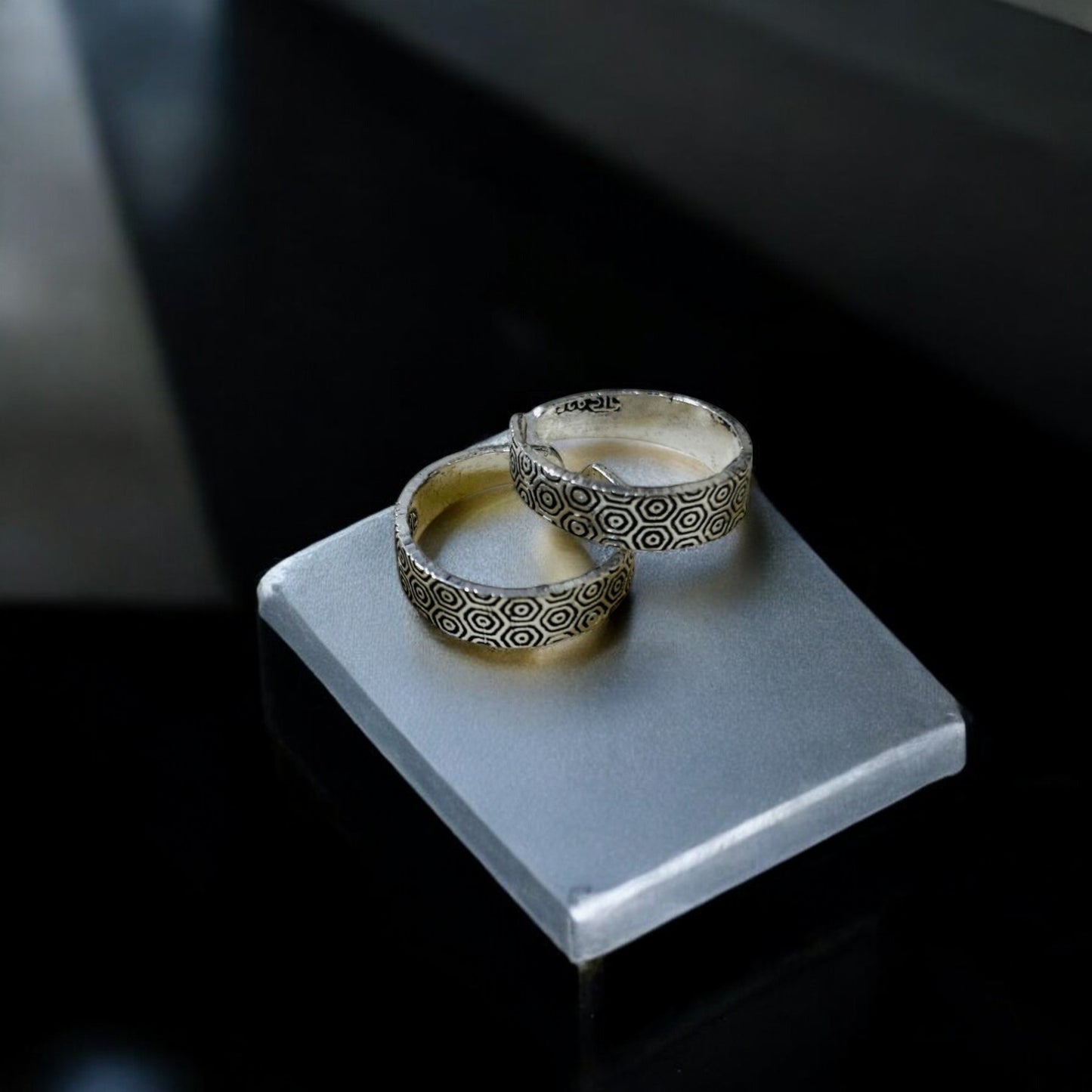Oxidised Comfy Toe ring