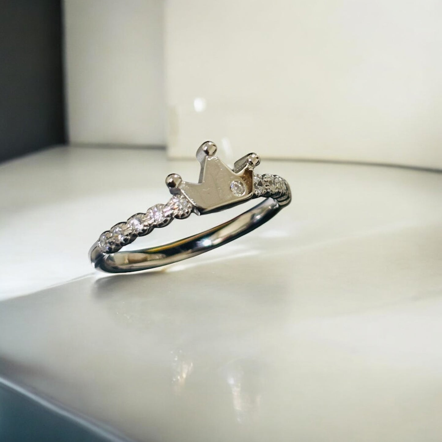 Princess crown proposal Silver Ring