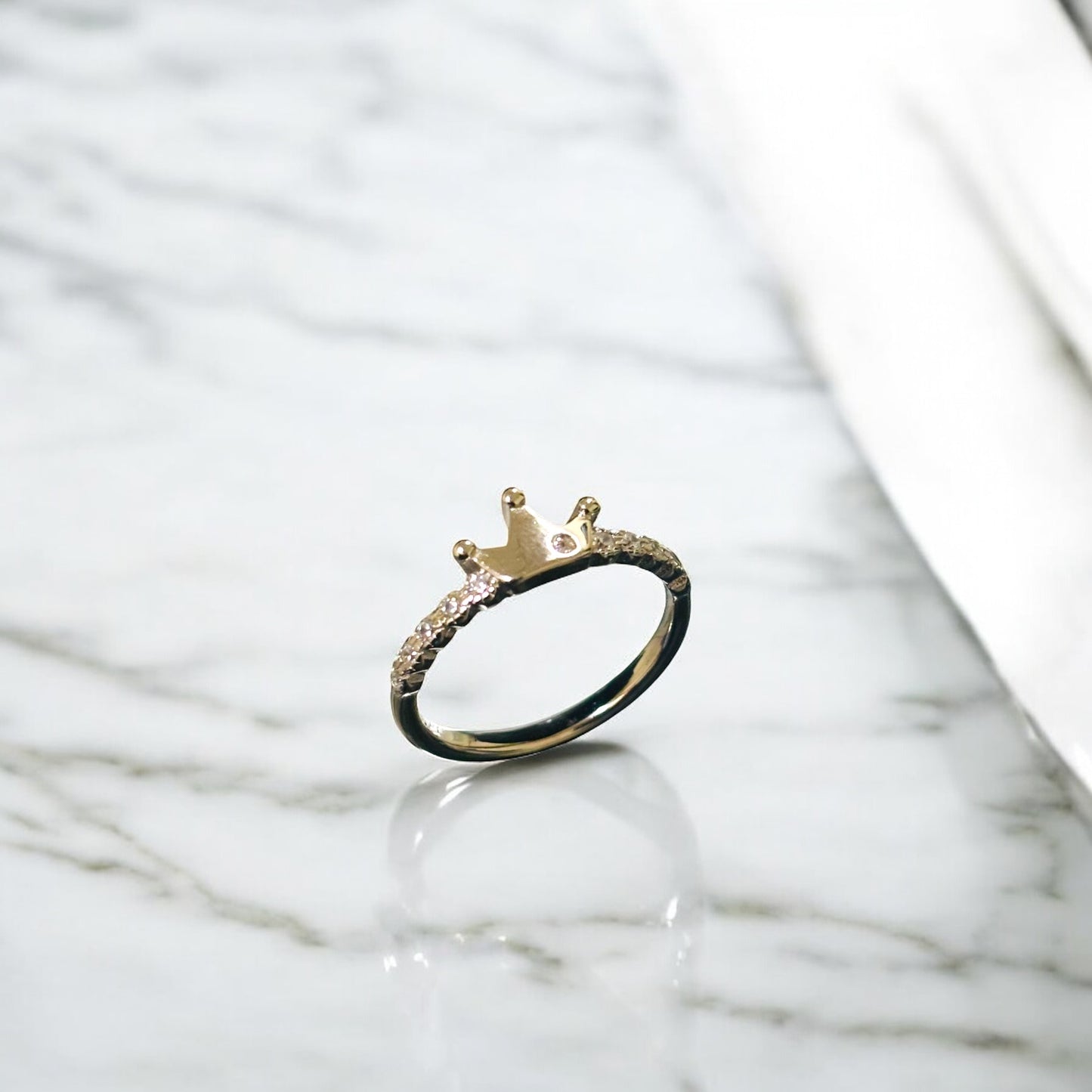 Princess crown proposal Silver Ring