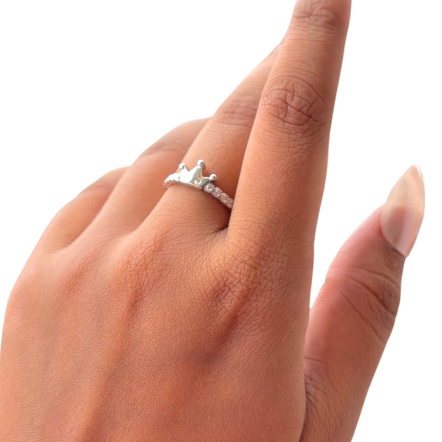 Princess crown proposal Silver Ring