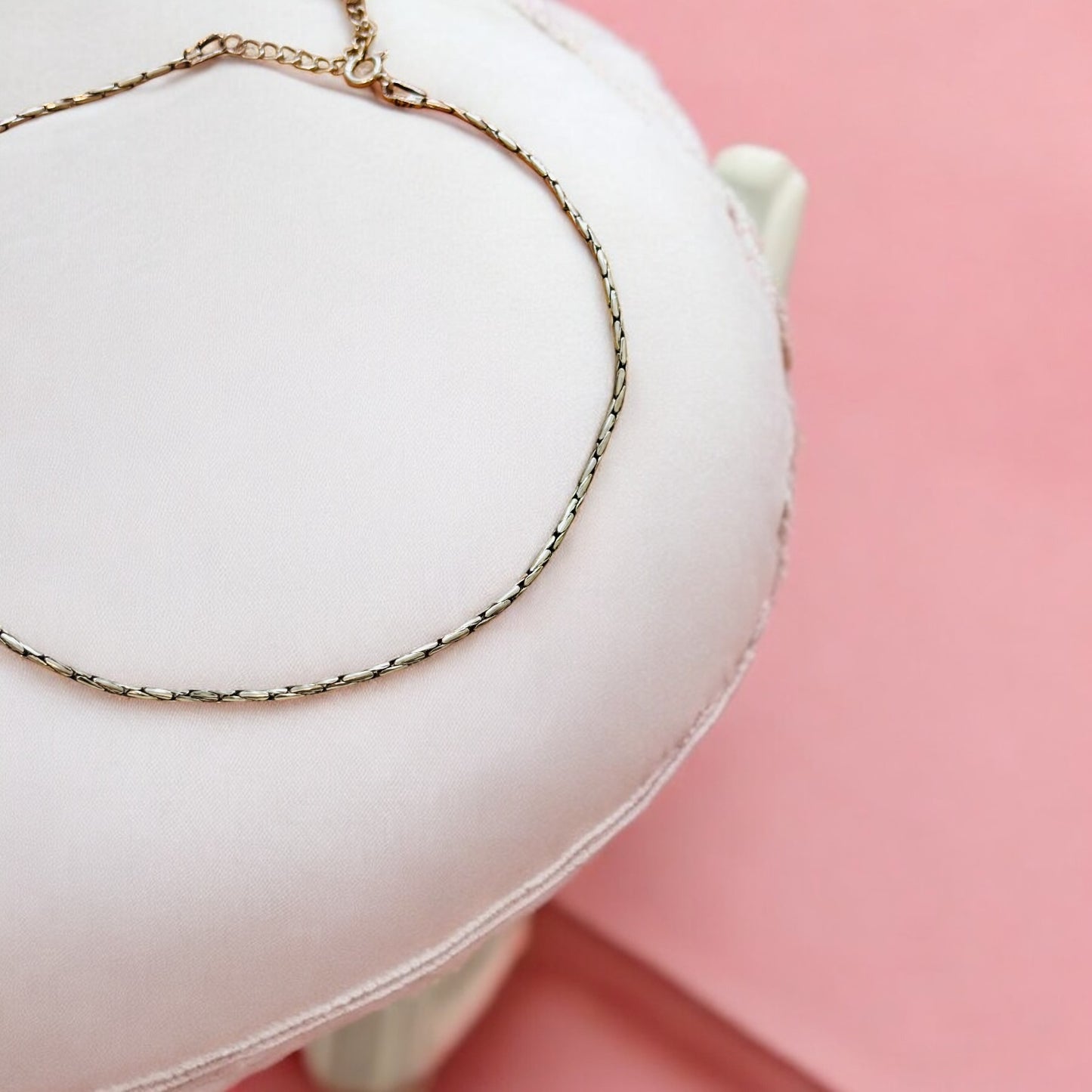 Serpentine Silver Anklets
