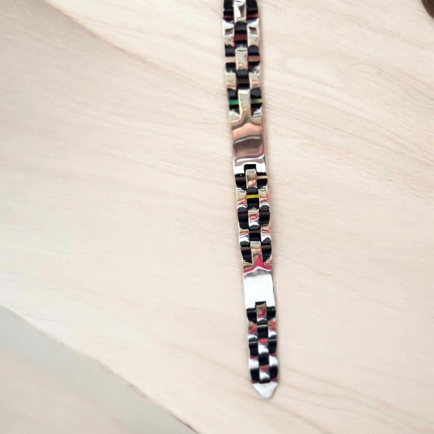 Sleek Chain Men’s Silver Bracelet