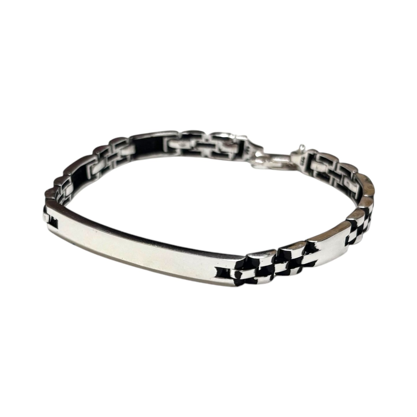 Sleek Chain Men’s Silver Bracelet