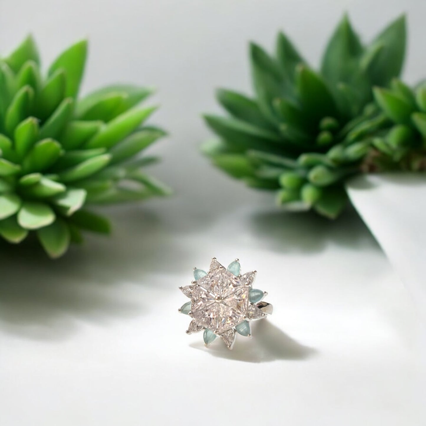 Stardust Wrap – 925 Silver Ring of Infinite Light