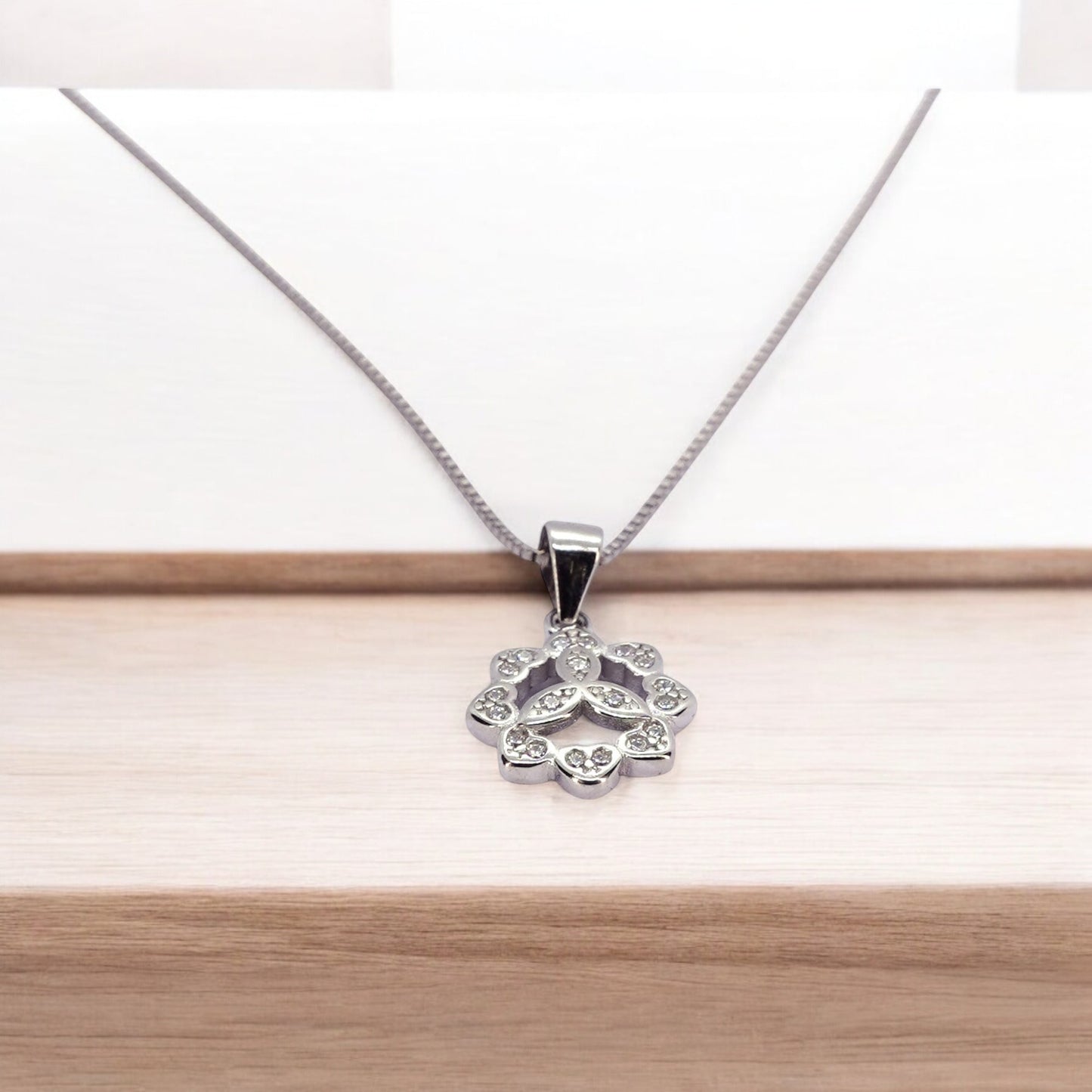 Sterling Silver Chakra Pendant with chain