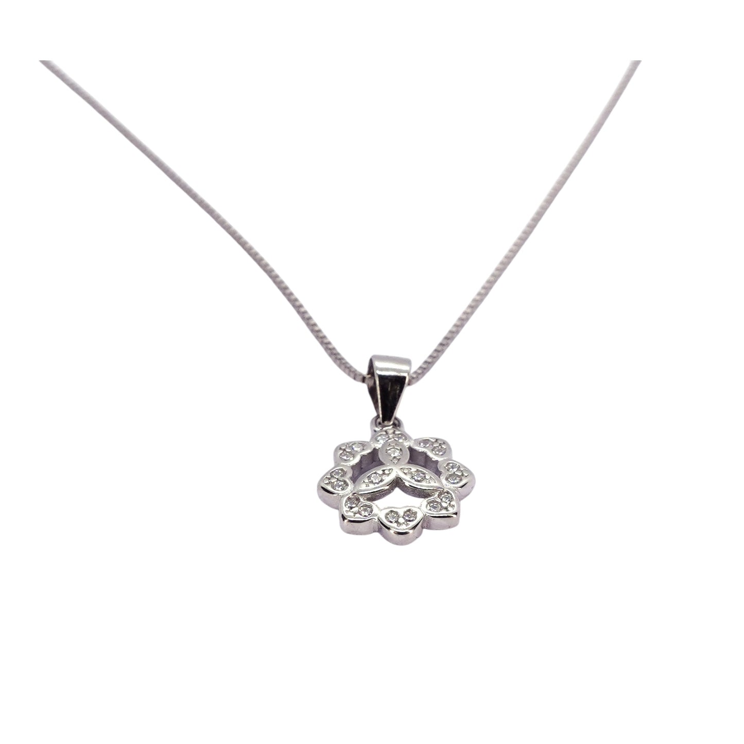 Sterling Silver Chakra Pendant with chain