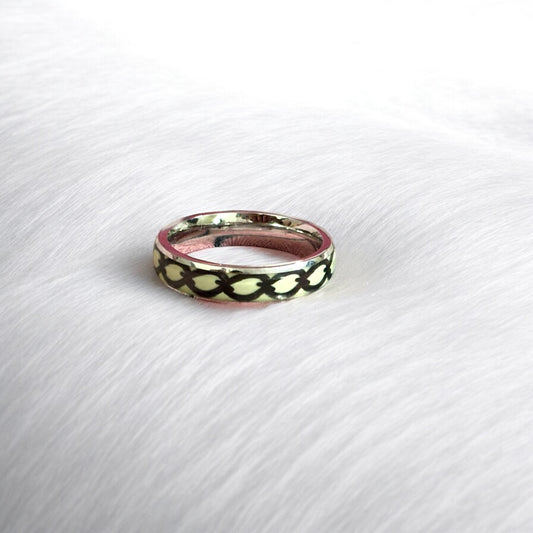 Sterling Silver Glossy Bands