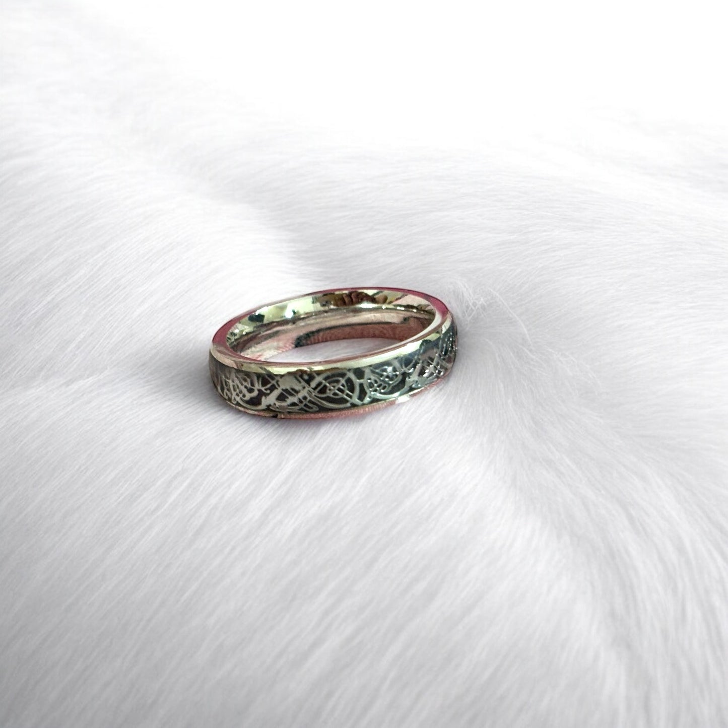 Sterling Silver Glossy Bands