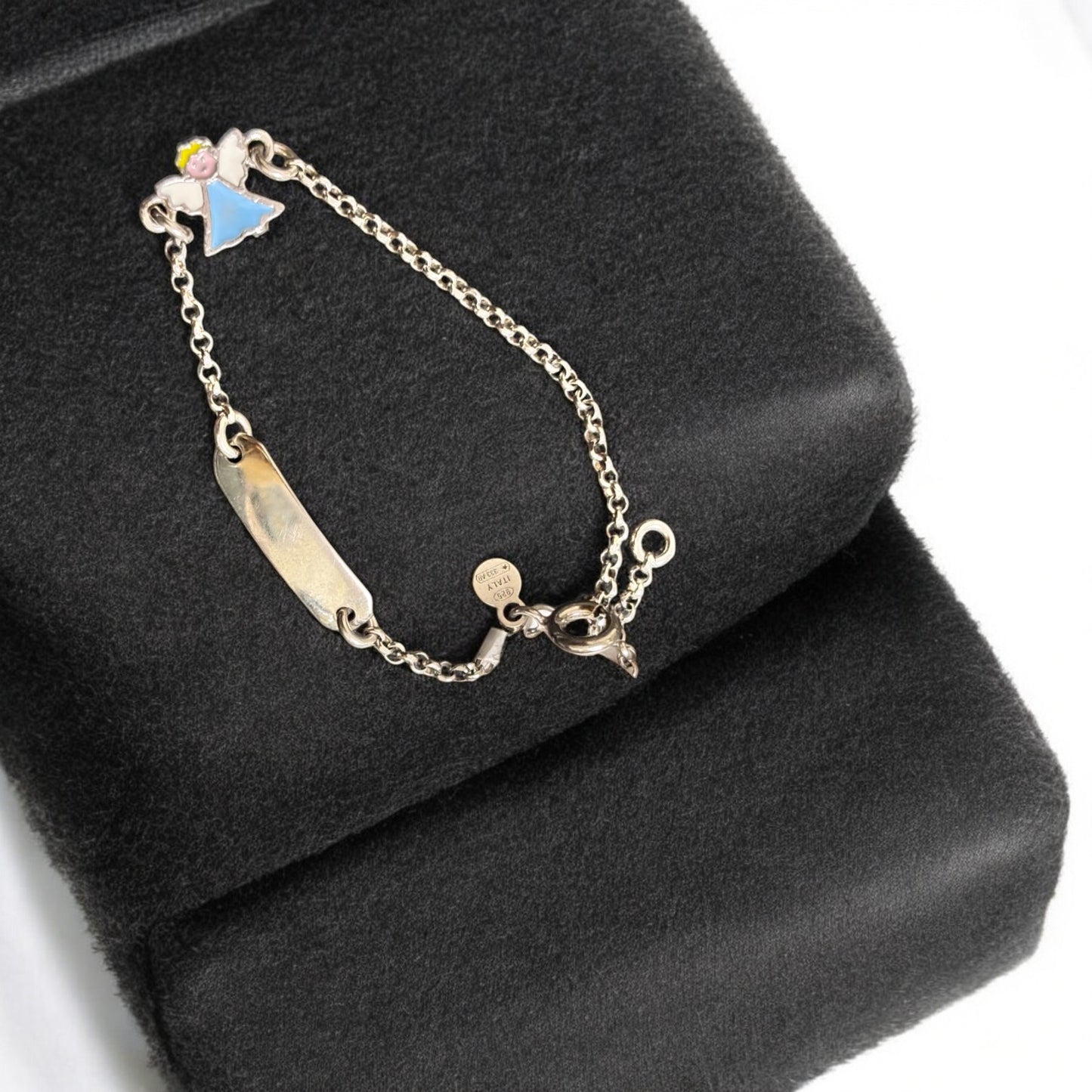 Sweet Angel kids silver bracelet