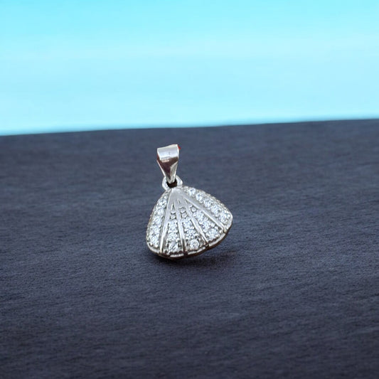 Silver Shell pendant as Lumba Rakhi