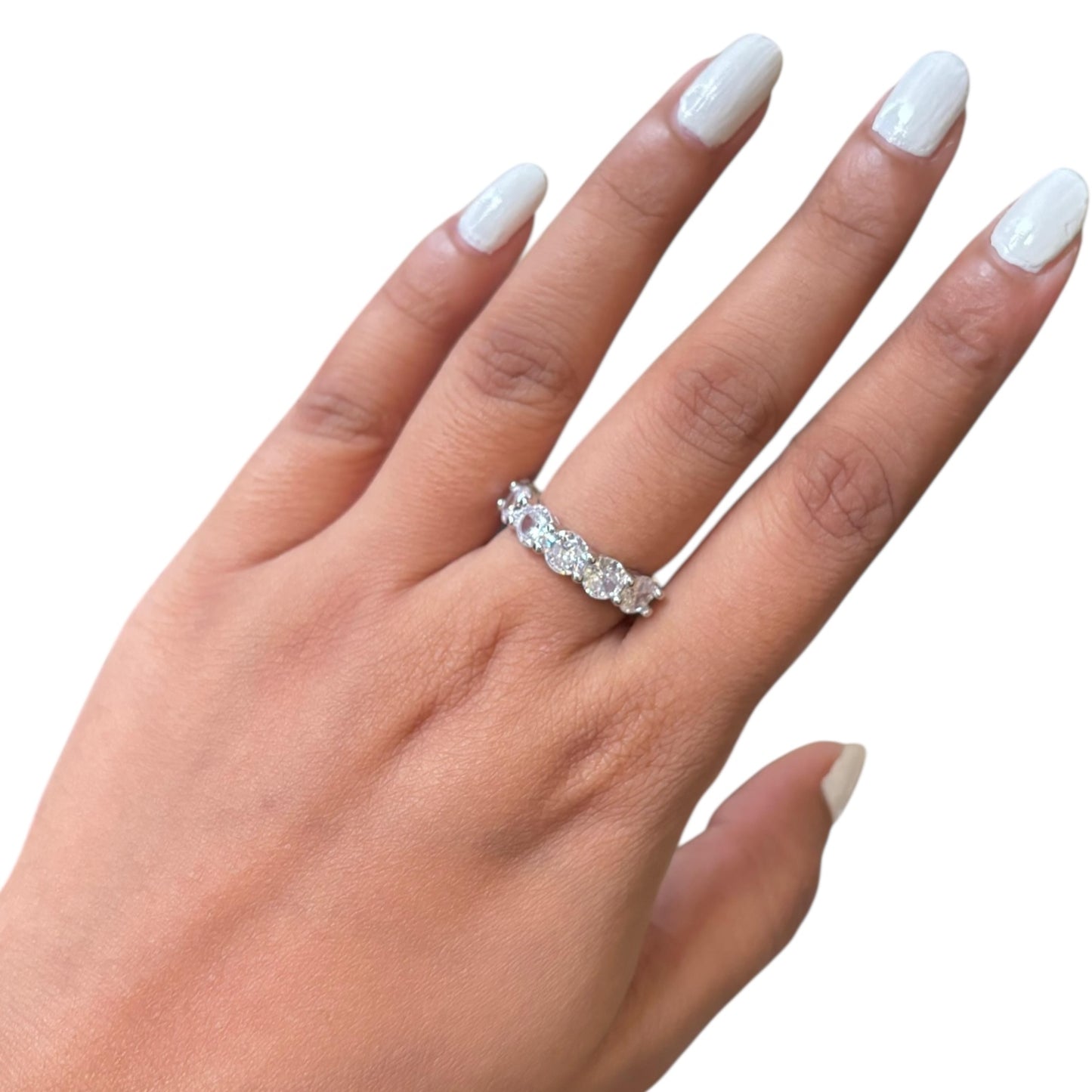 Solitaire Royal Silver Band