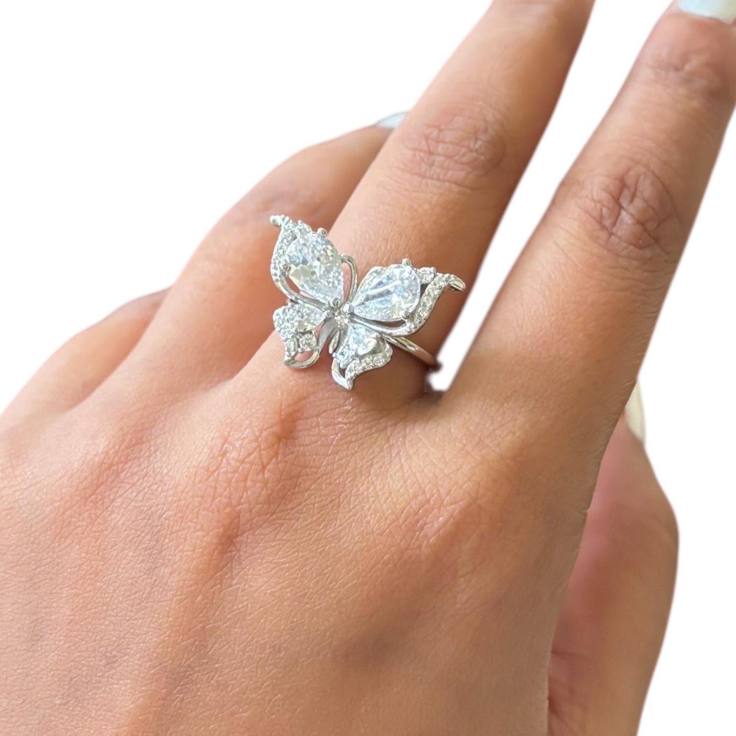 Butterfly Royal Silver ring