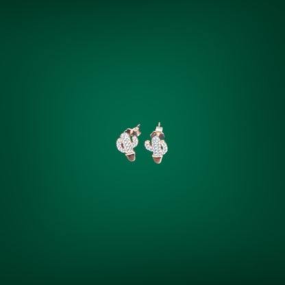 Cute minimal rose gold earring