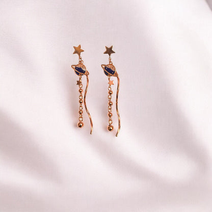 Glittering Star Dangler Earring