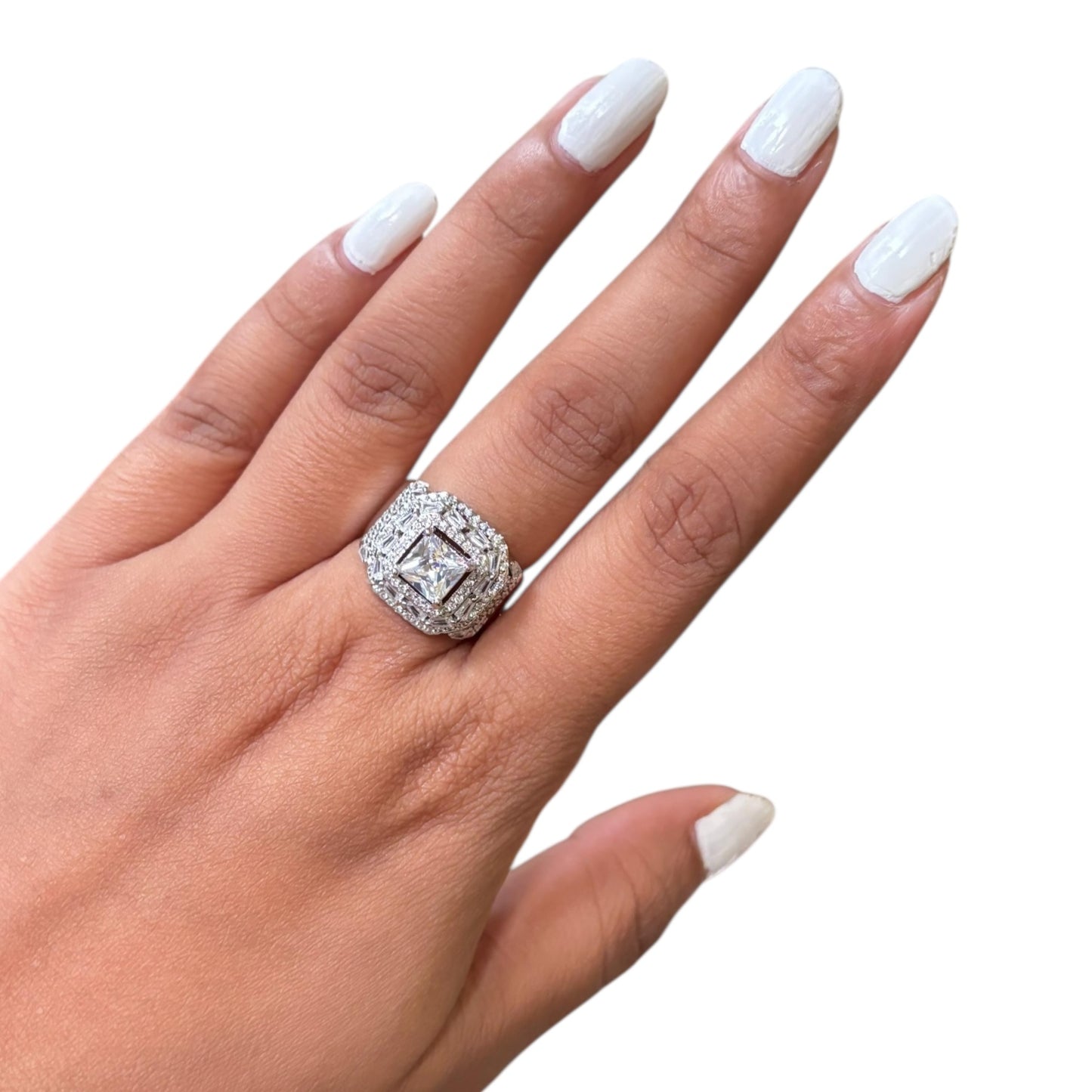 Solitaire Proposal Silver Ring