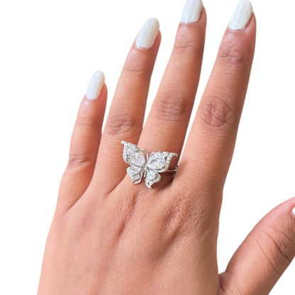 Butterfly Royal Silver ring