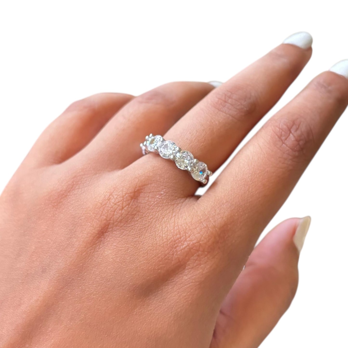 Solitaire Royal Silver Band