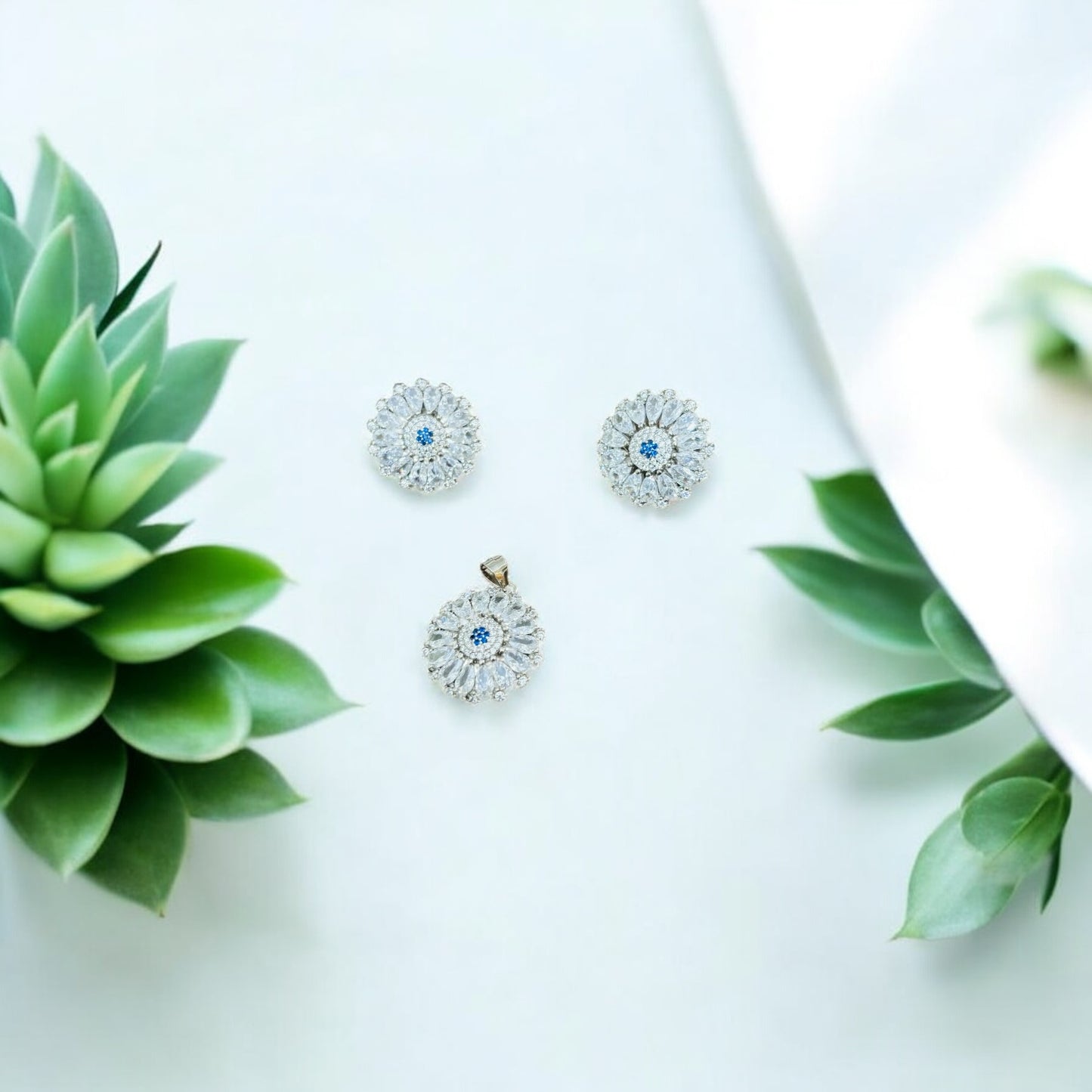 Crystal Royal Pendant Set
