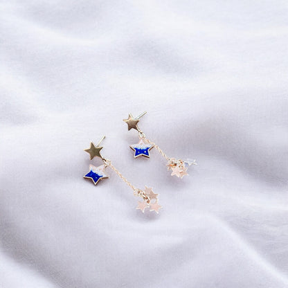 Glittering Star Dangler Earring