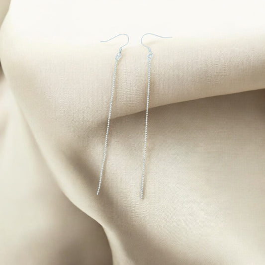 Silver Chain Earring