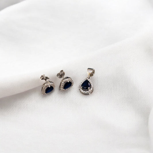 Cute Tear Drop pendant set