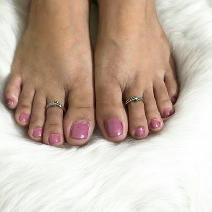 Sleek Multi tone Toe ring