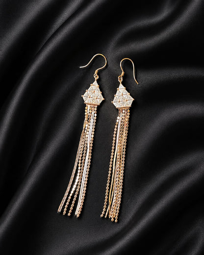 925 Royal Sterling Silver Chandelier Drop Earrings