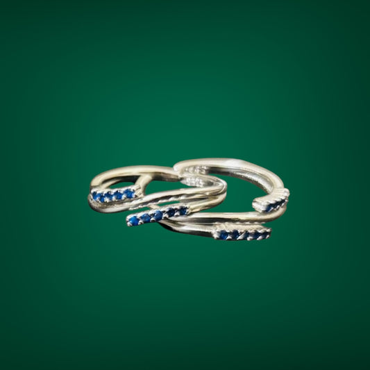 Sleek Multi tone Toe ring
