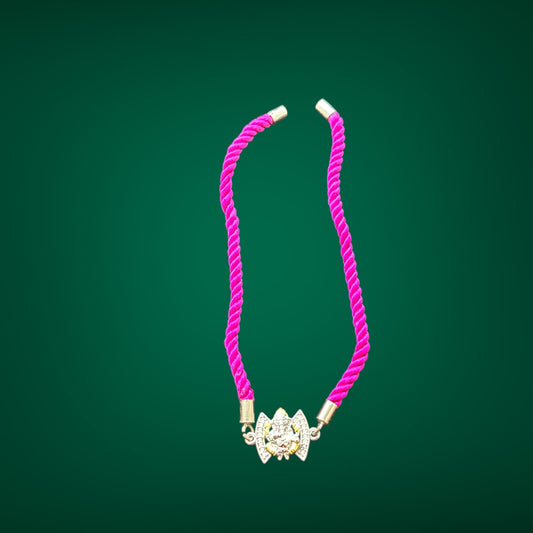 Divine two tone 925 Silver rakhi