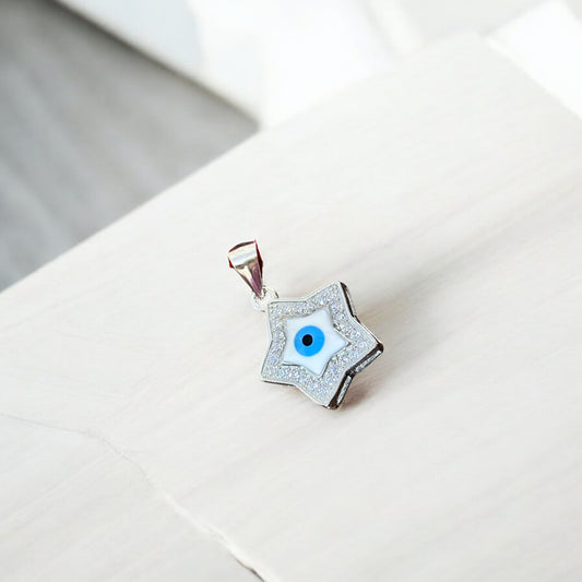 Evil eye Star pendant