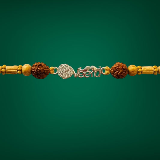 VEERA Charm Premium Rakhi see