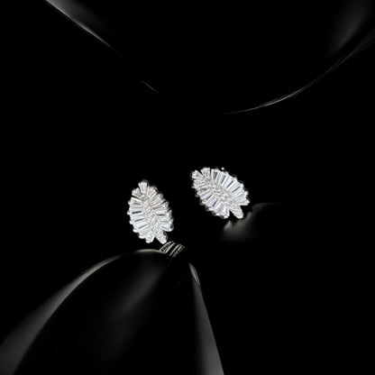 Botaniq – Minimal Leafy 925 Silver Studs