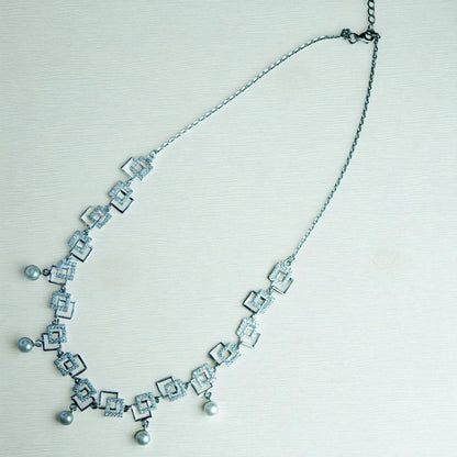 Box Pearl Necklace set