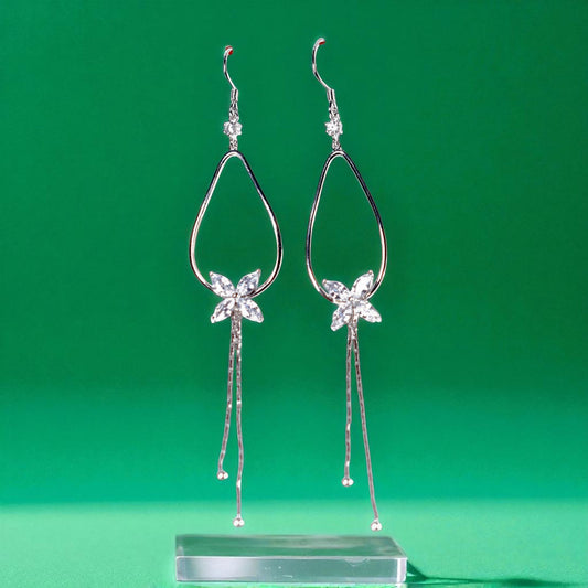 Butterfly drop 925 Silver Earring