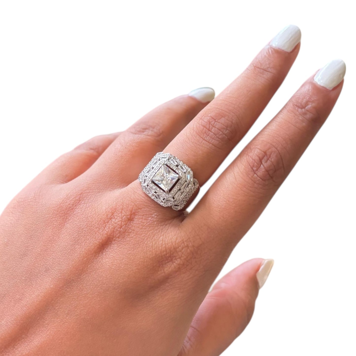 Solitaire Proposal Silver Ring