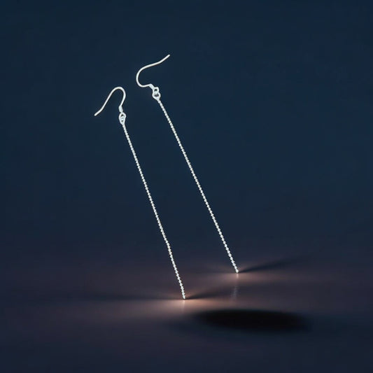 Silver Chain Earring