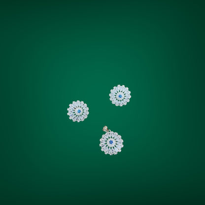 Crystal Royal 925 Pendant Set