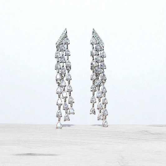 Crystal Royale hanging 925 earrings