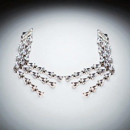 Crystal Royale hanging 925 earrings